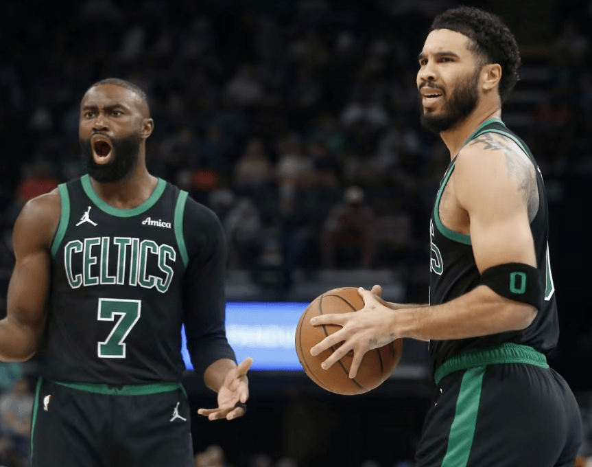 76人大爆冷！恩比德33+8虚惊一场，塔图姆24+16乔治立功，布朗末节拉胯